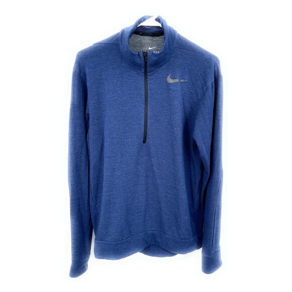 Nike Other - Nike Running Dri Fit 1/4 Zip Pullover Athletic Jacket Gray Mens Small